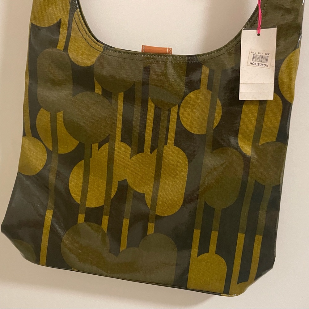 Orla and Kiley Olive Green Patterned Women's Bag